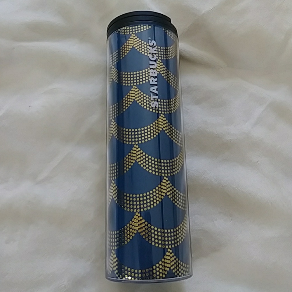 Starbucks mermaid scale tumbler mug 16 oz
